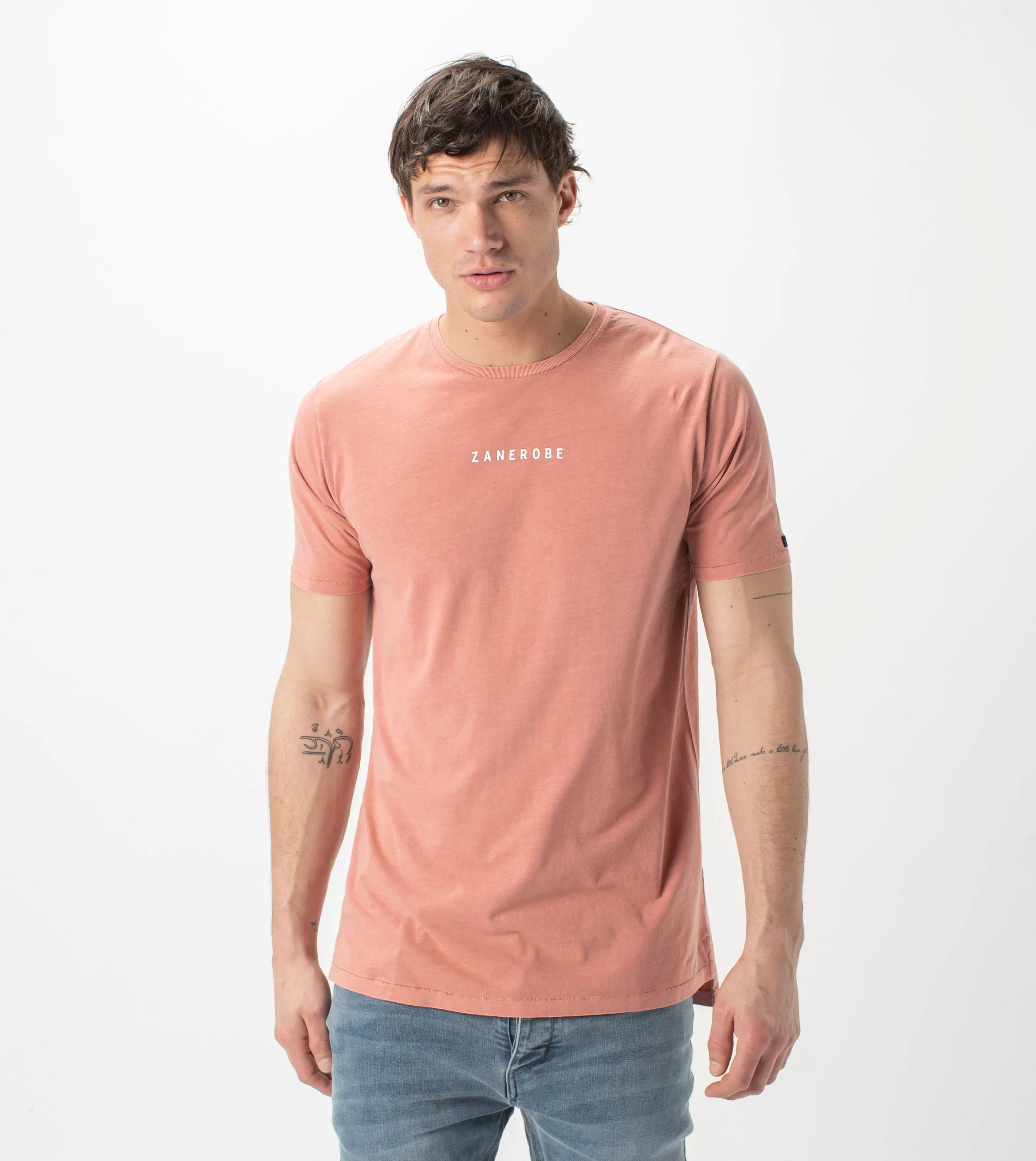 Logotype Flintlock Tee GD Peach sold by Zanerobe