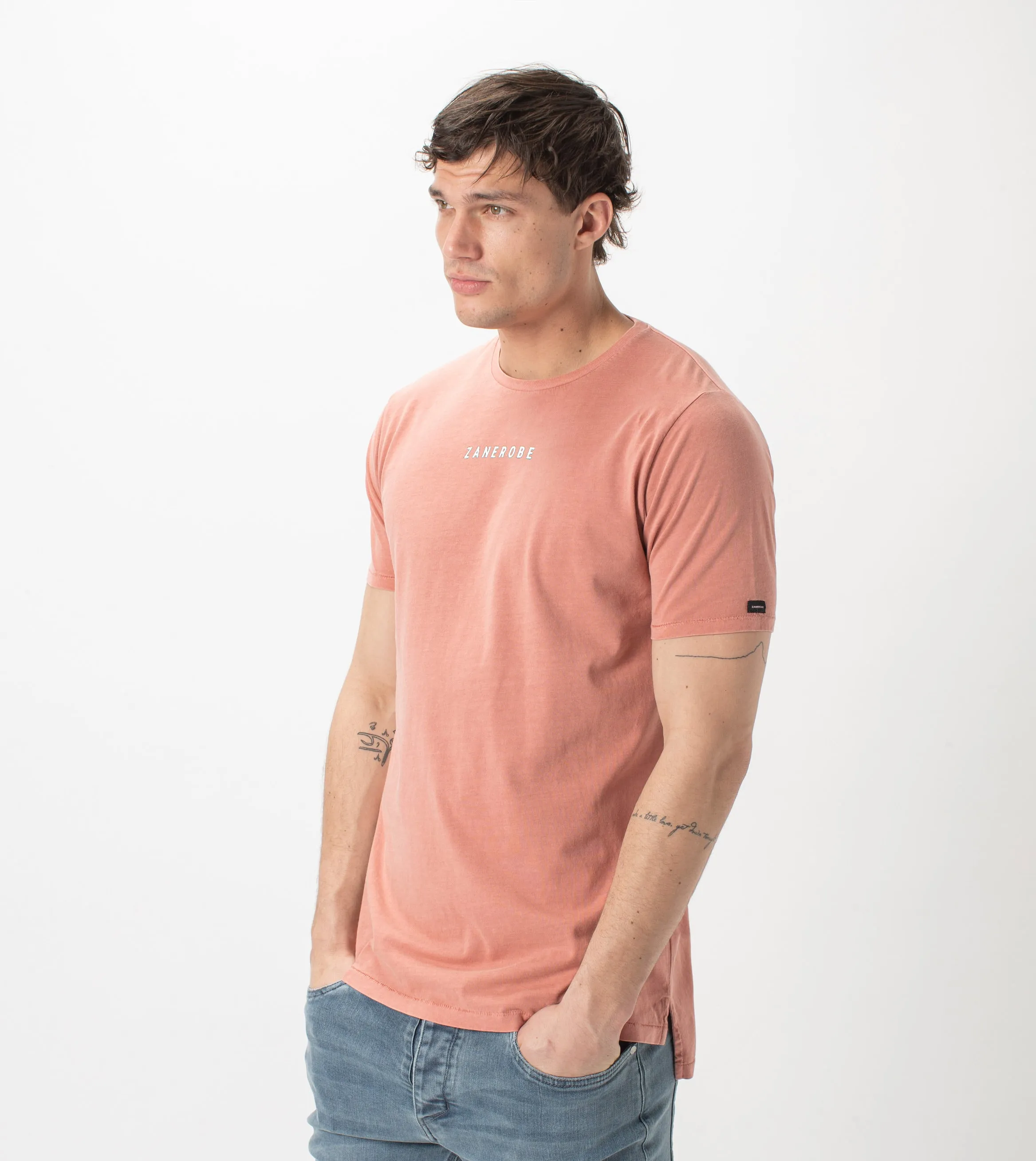 Logotype Flintlock Tee GD Peach sold by Zanerobe product image thumbnail 2