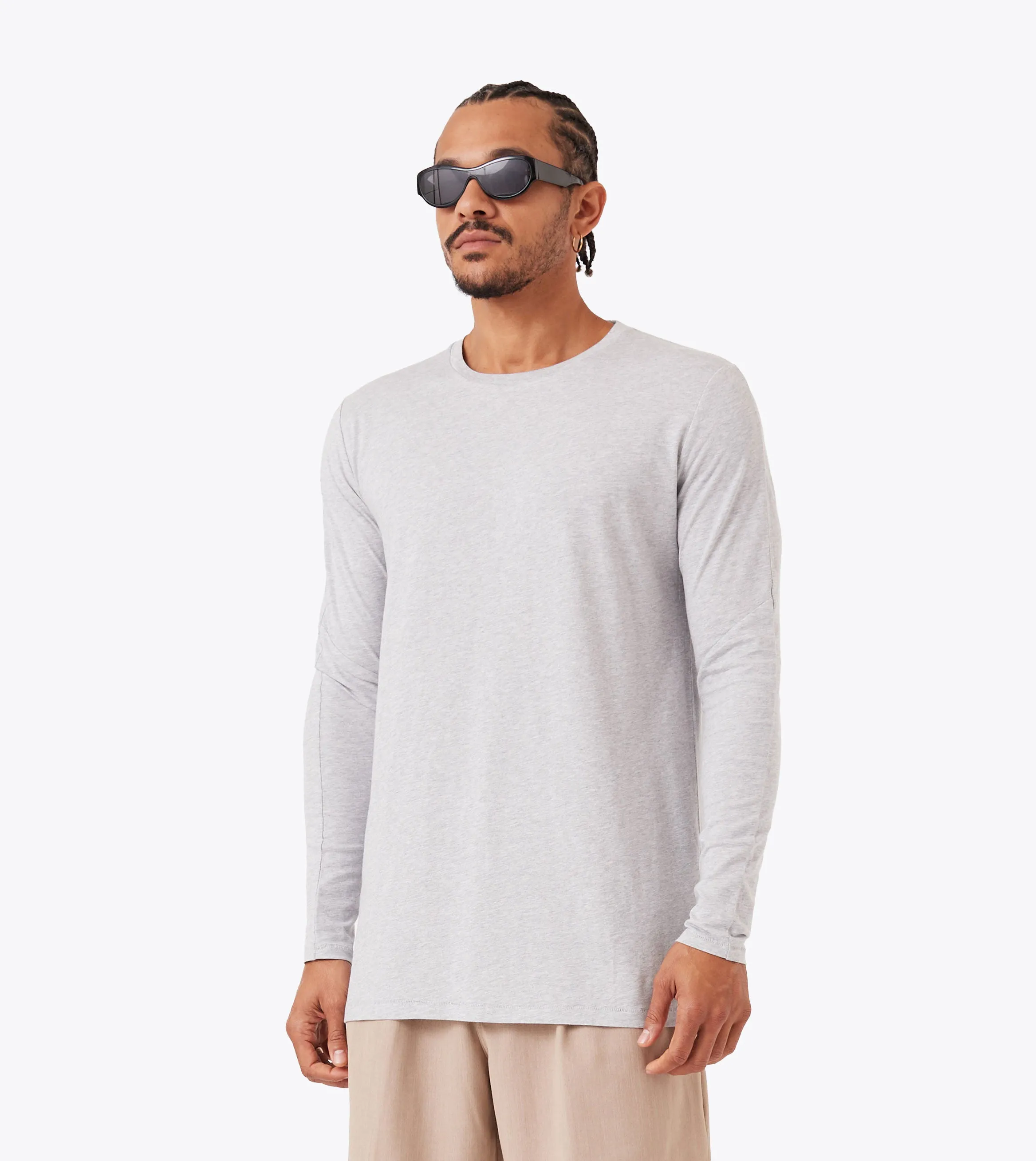 Flintlock LS Tee Grey Marle sold by Zanerobe product image thumbnail 3