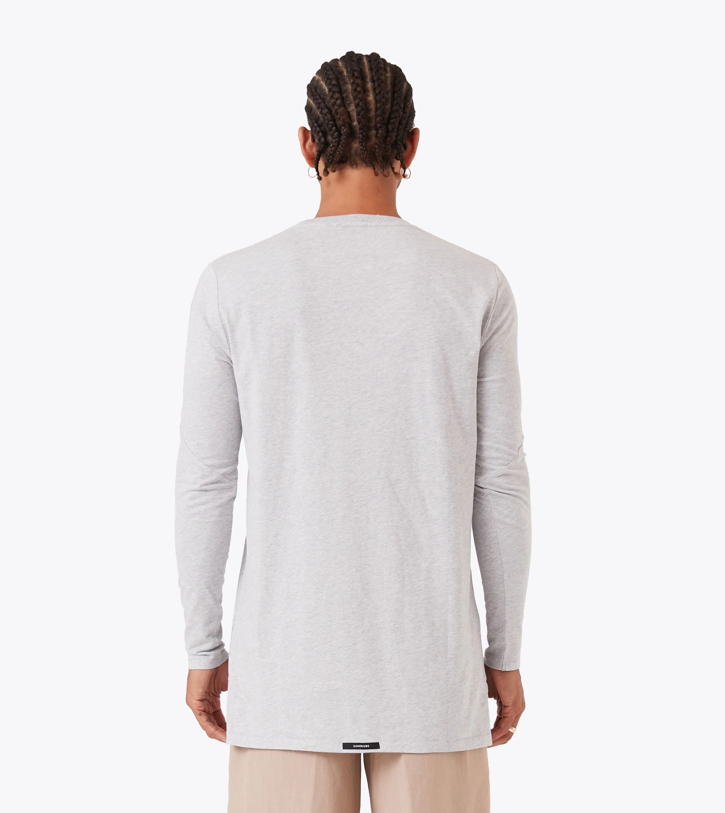 Flintlock LS Tee Grey Marle sold by Zanerobe product image thumbnail 5