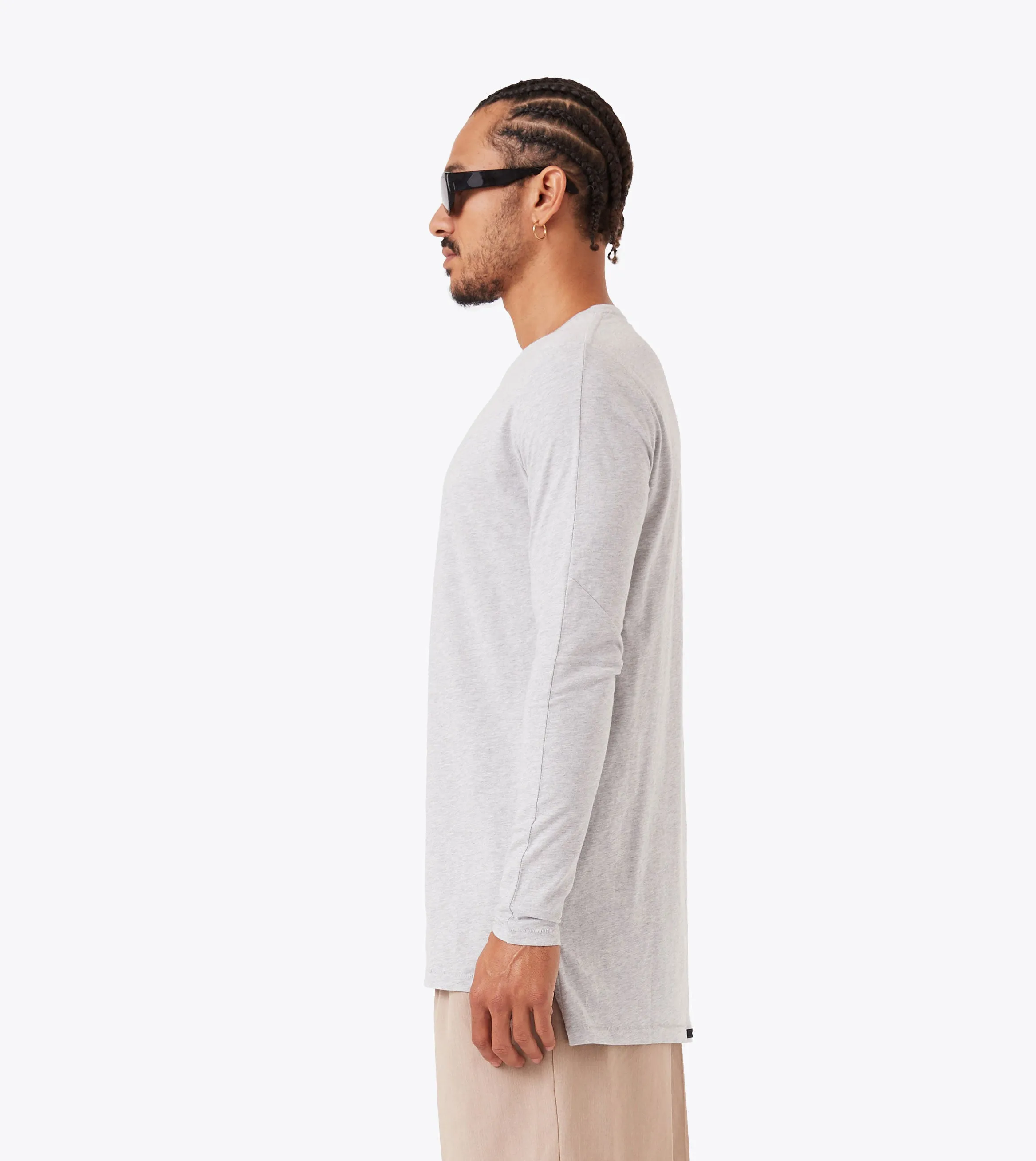 Flintlock LS Tee Grey Marle sold by Zanerobe product image thumbnail 4