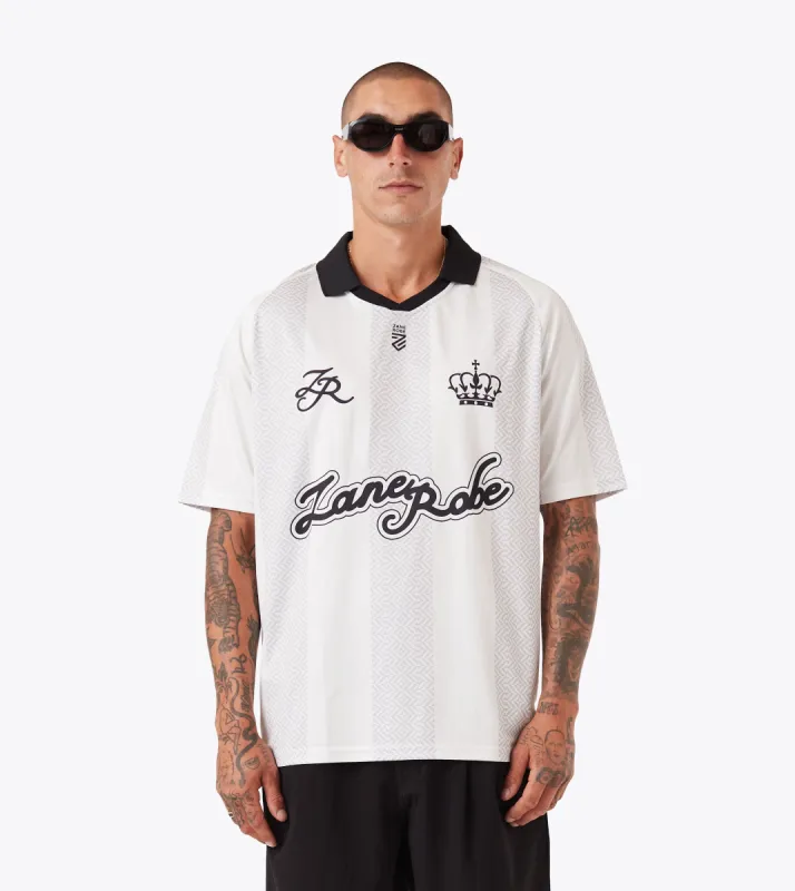 Classique Football Jersey Vintage White sold by Zanerobe