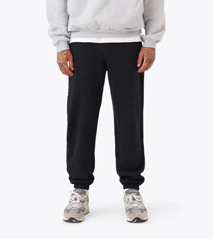 Box Fleece Jogger Black sold by Zanerobe