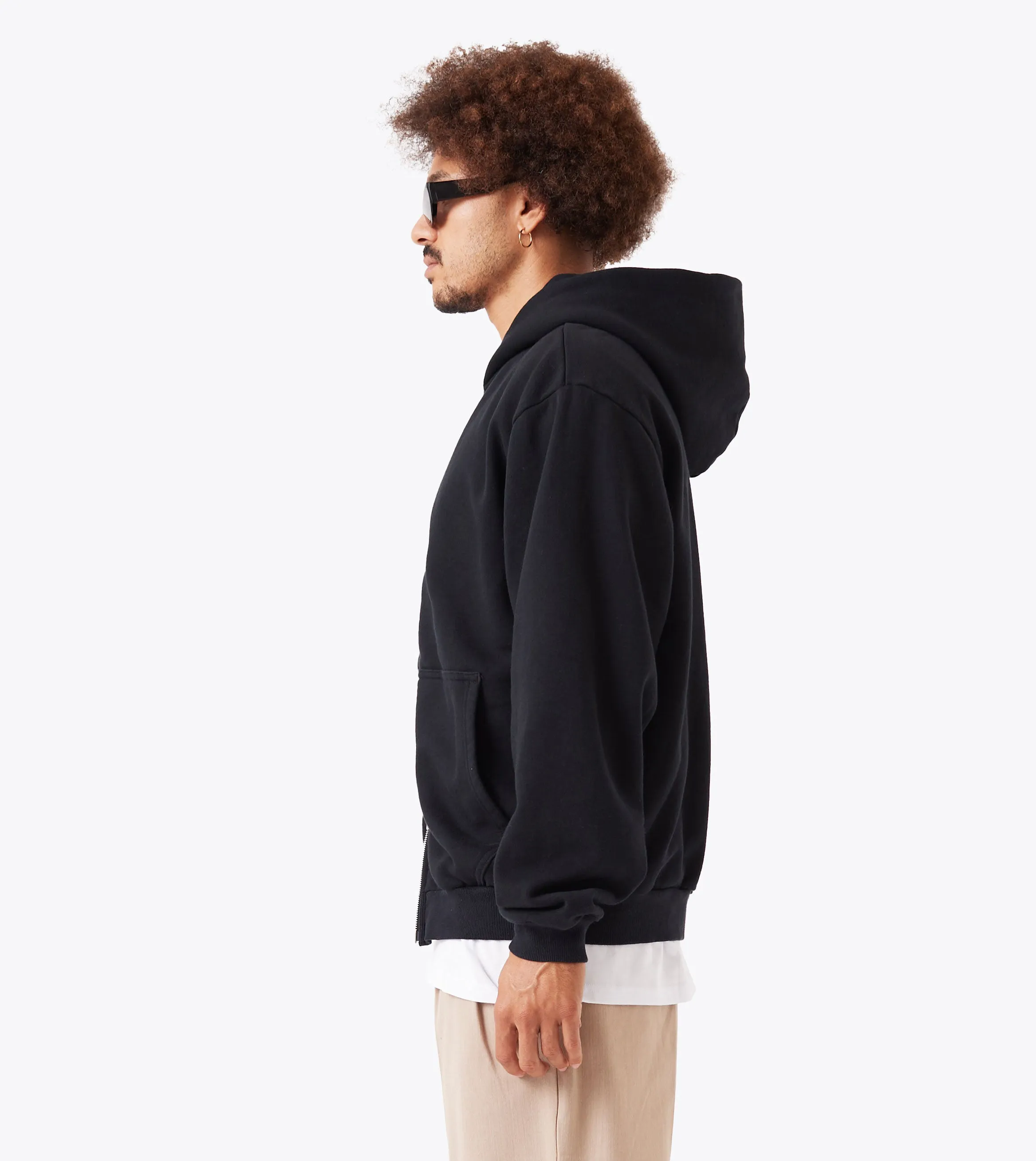 Box Zip Hood Black sold by Zanerobe product image thumbnail 4