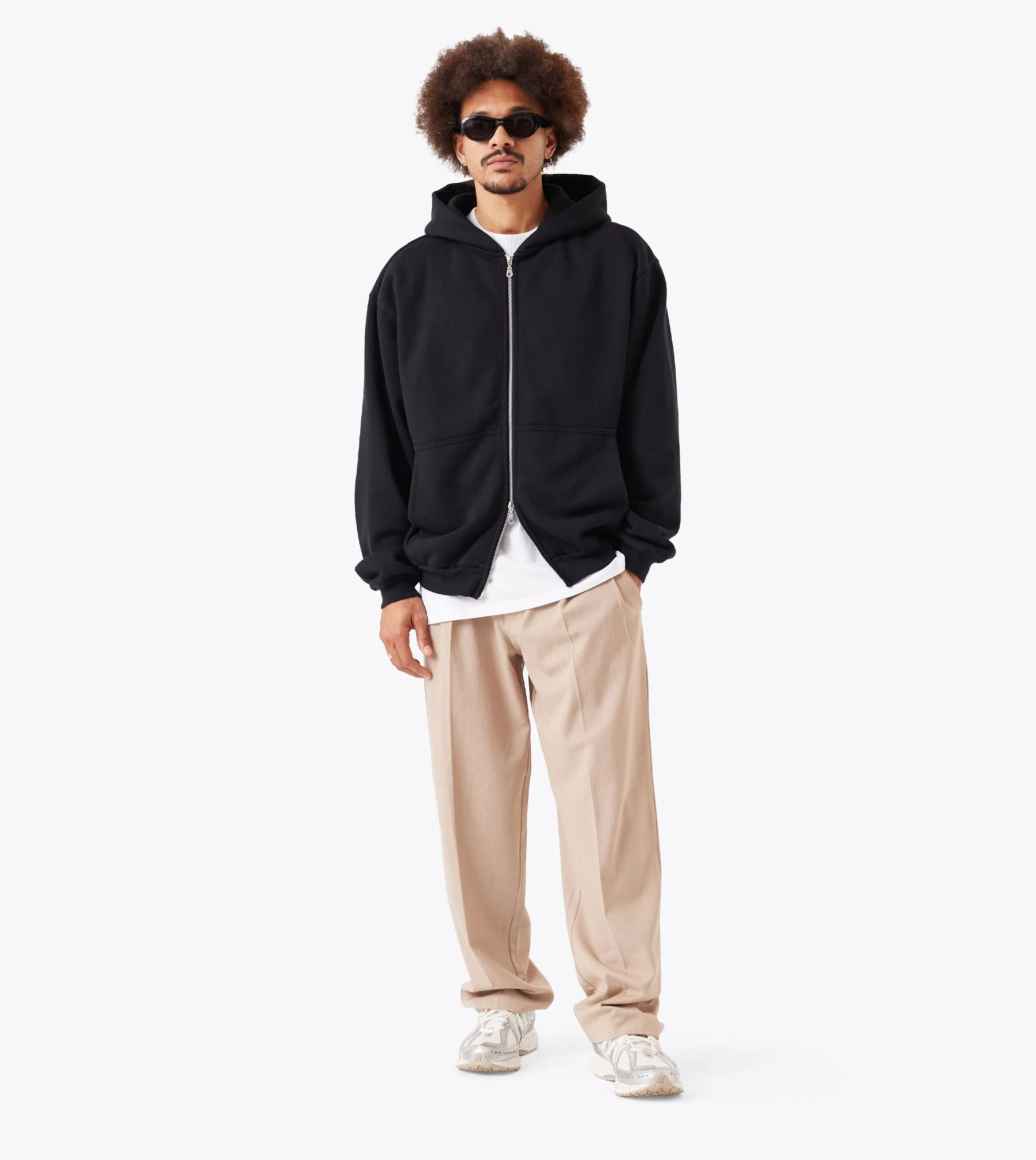 Box Zip Hood Black sold by Zanerobe product image thumbnail 2