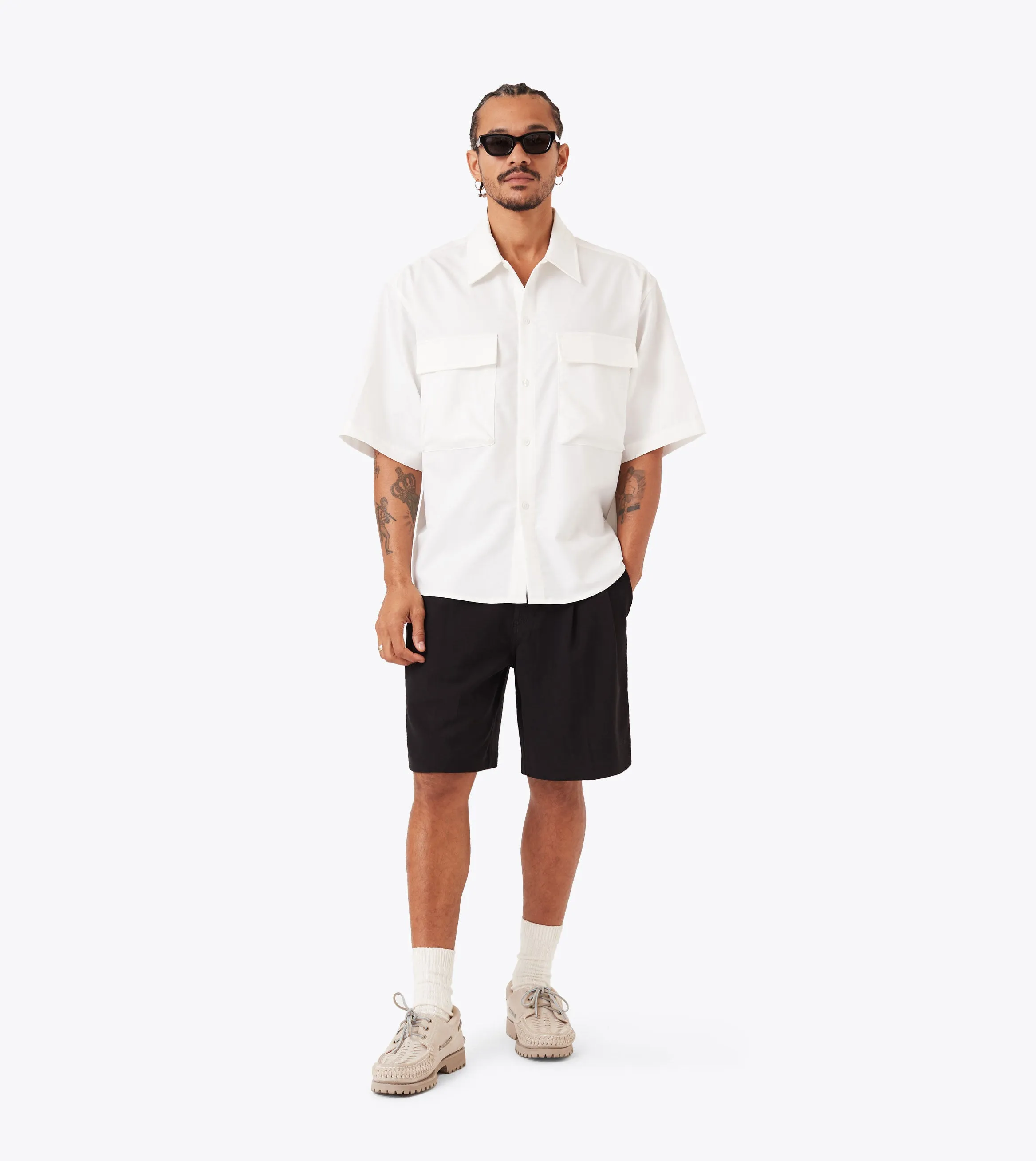 Utility Shirt Vintage White sold by Zanerobe product image thumbnail 2