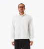 Box Crop LS Shirt Vintage White/Seaweed sold by Zanerobe
