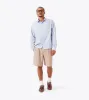 Box Crop LS Shirt Blue Stripe sold by Zanerobe