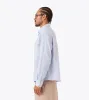 Box Crop LS Shirt Blue Stripe sold by Zanerobe