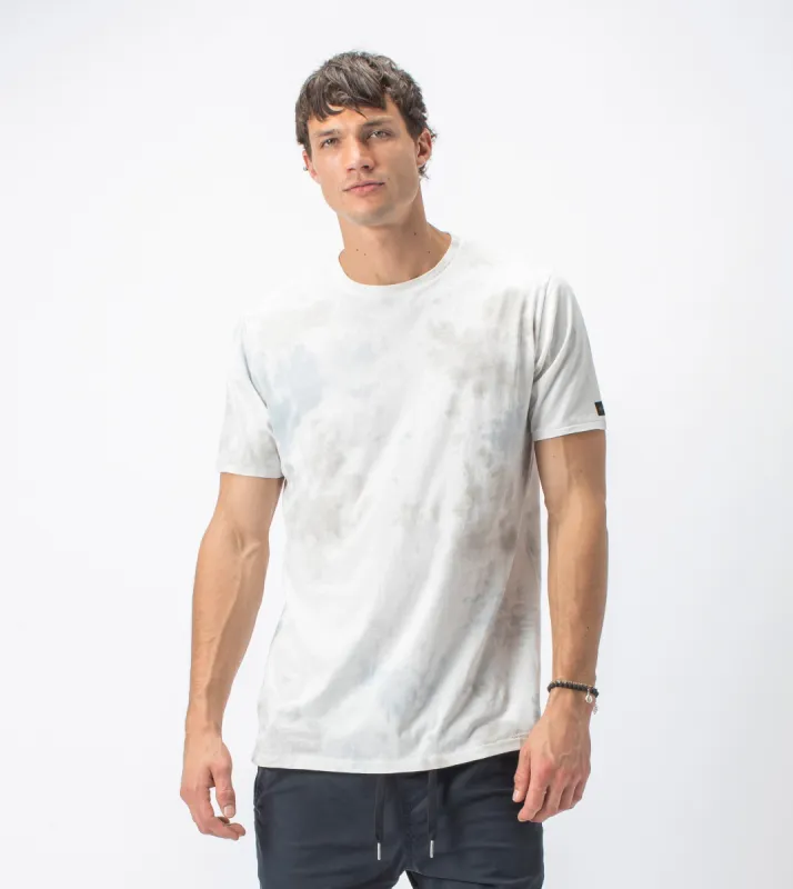 Flintlock Tee Milk/Cement sold by Zanerobe