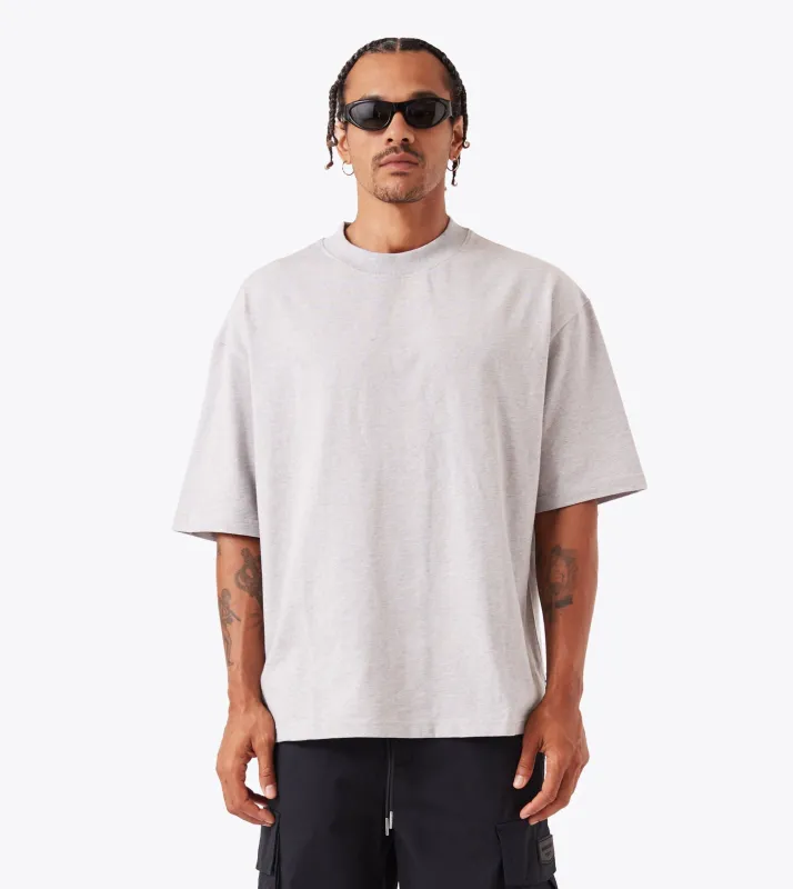 Flow Tee Grey Marle sold by Zanerobe