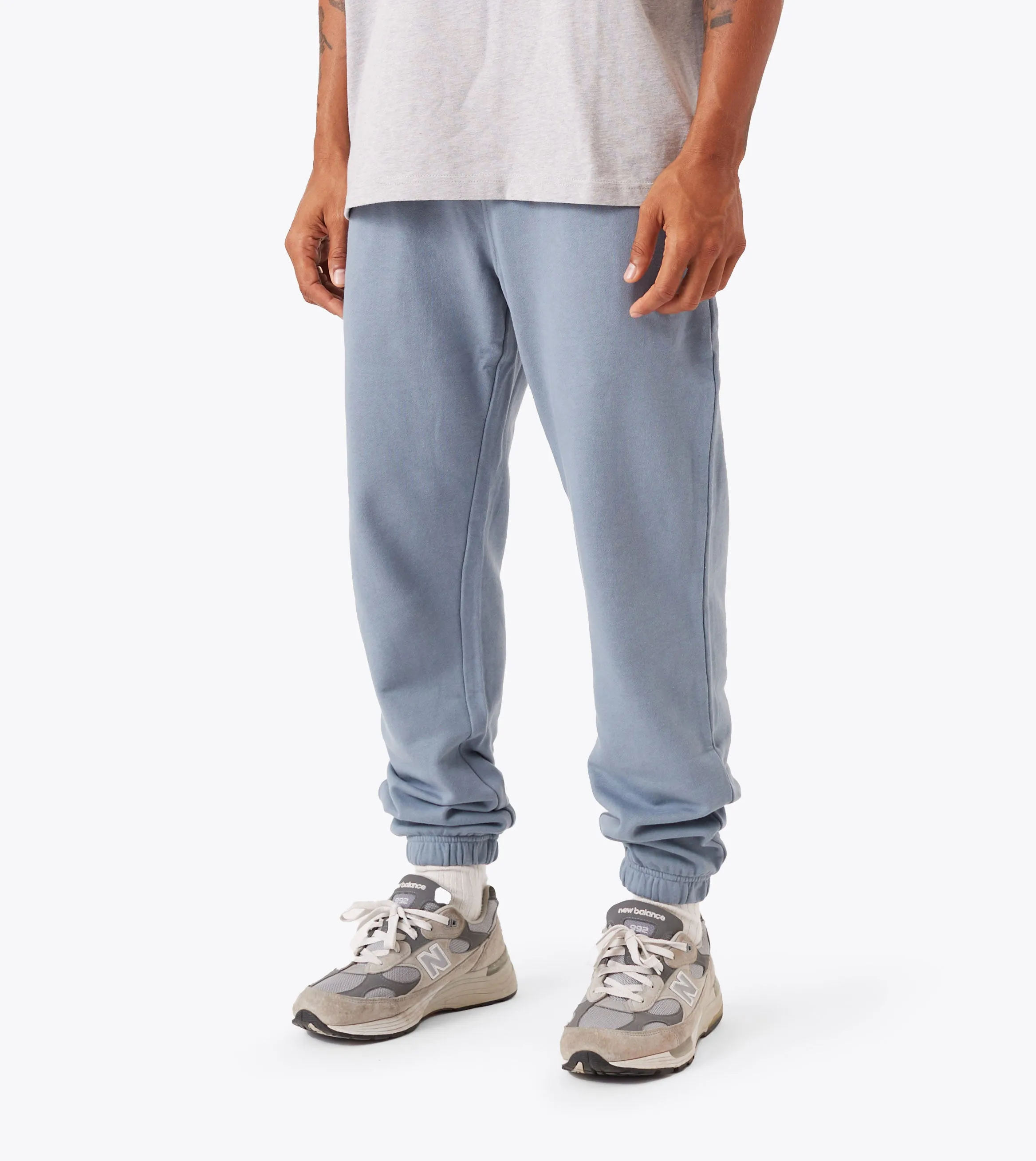 Box Fleece Jogger Steel sold by Zanerobe product image thumbnail 3