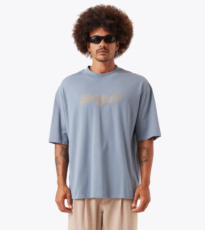 Throne Flow Tee Steel sold by Zanerobe