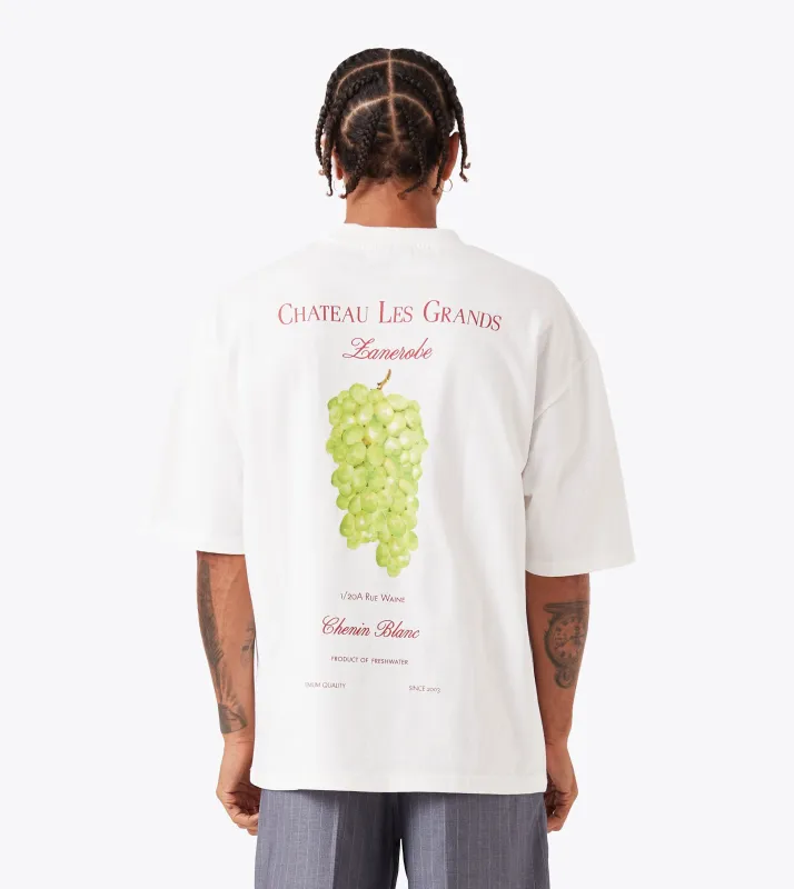 Chateau Les Zanerobe Flow Tee Vintage White sold by Zanerobe