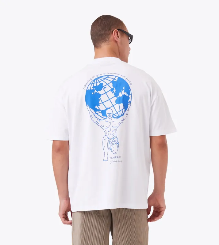 Holdings Box ++ Tee White sold by Zanerobe