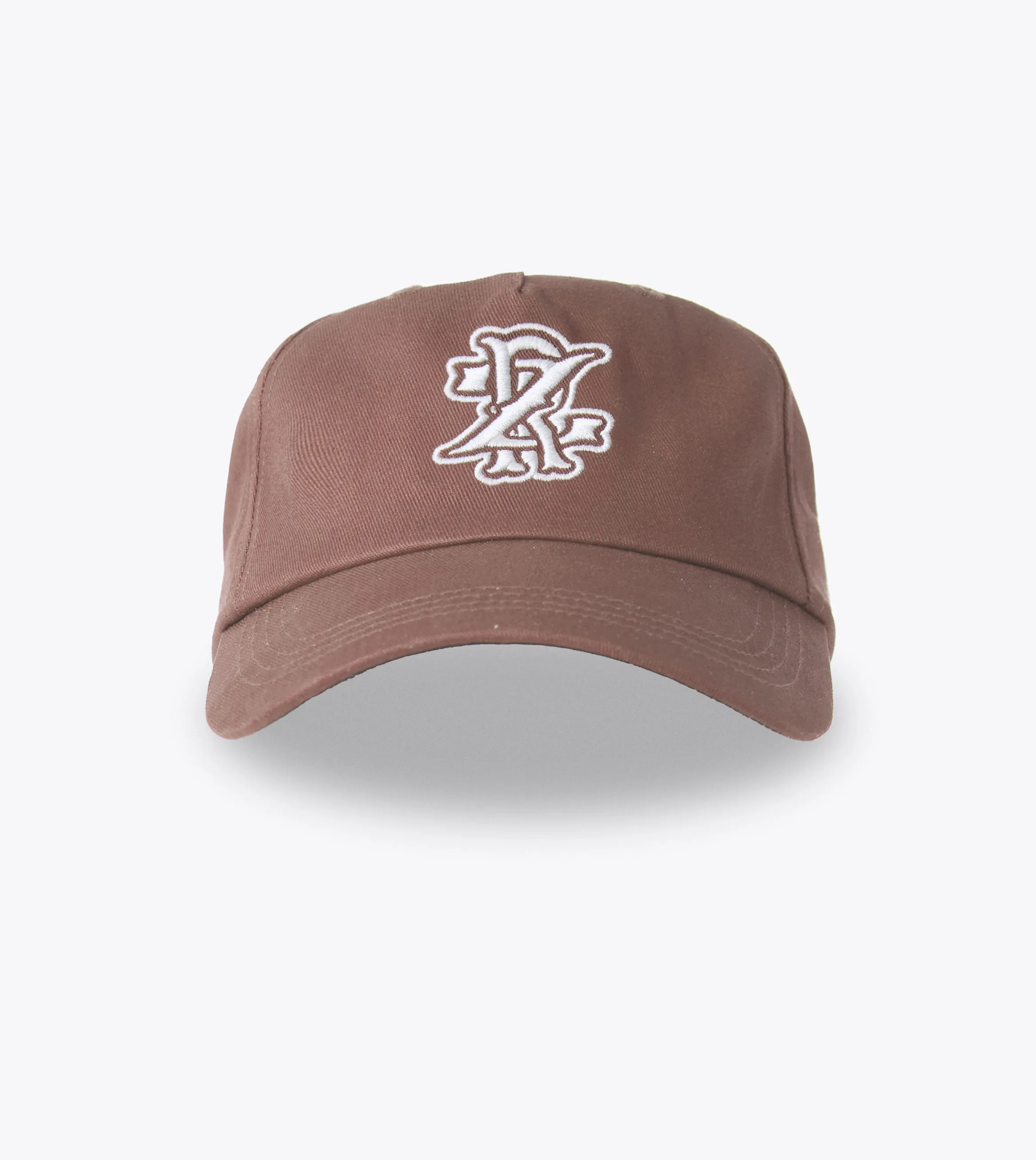 Monogram Snapback GD Choc sold by Zanerobe