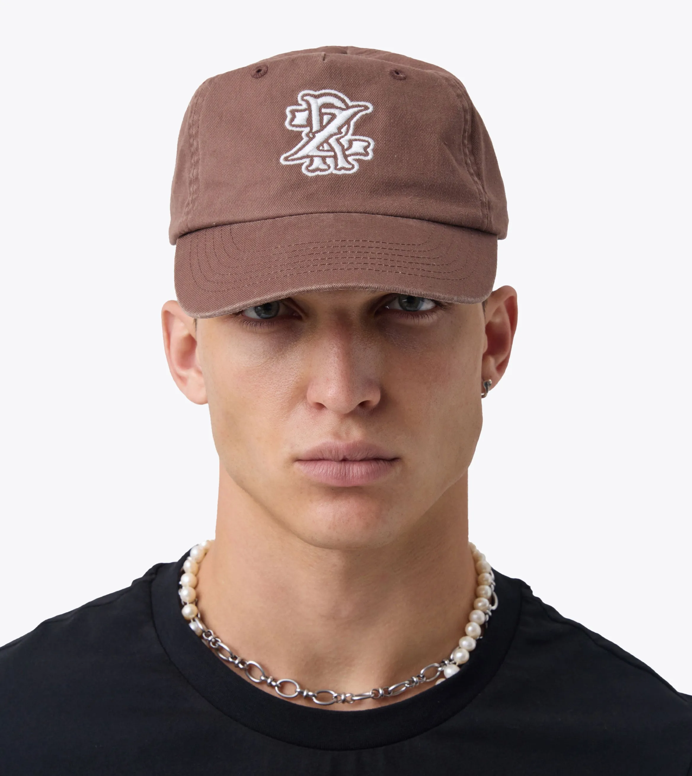 Monogram Snapback GD Choc sold by Zanerobe product image thumbnail 2