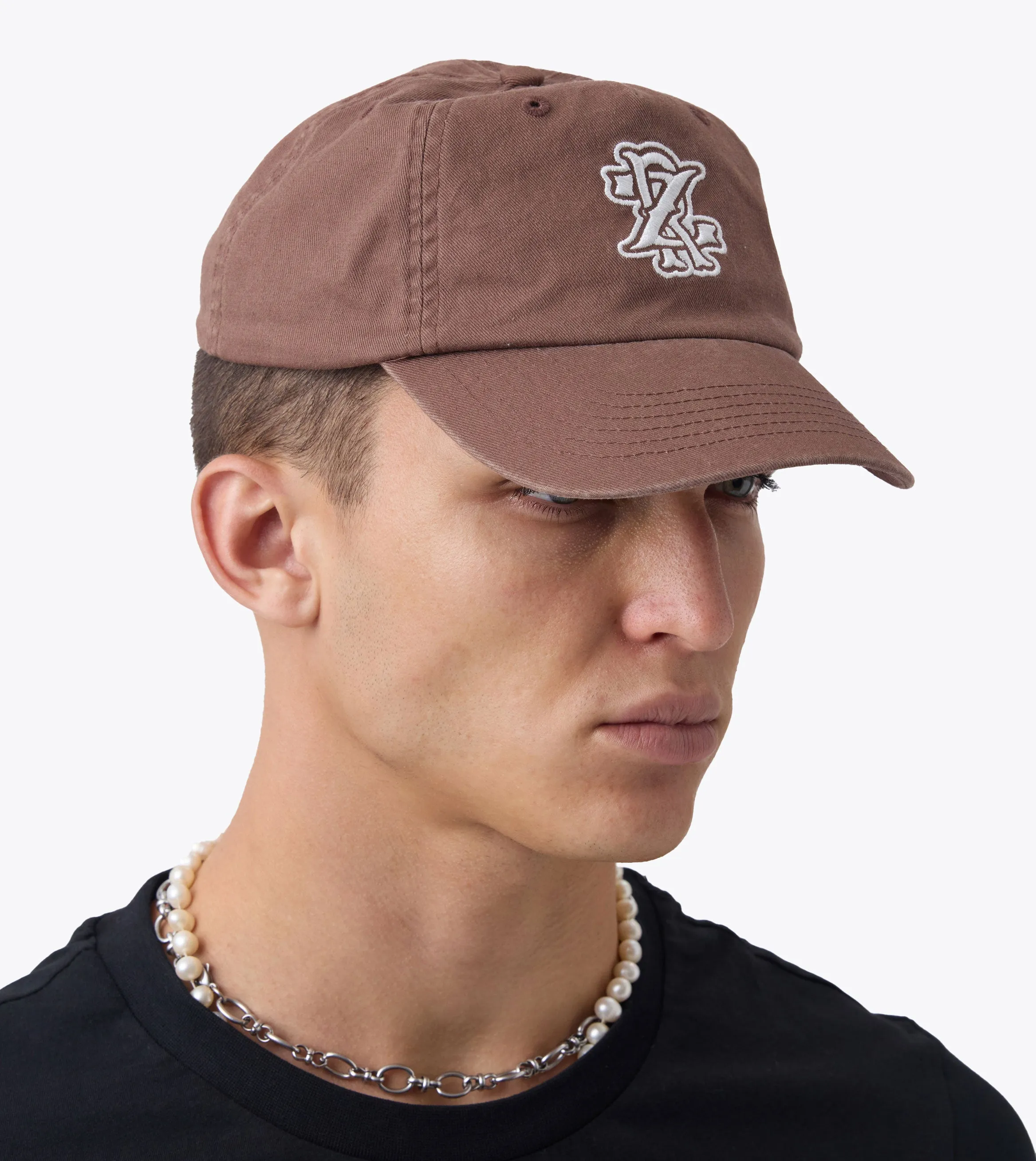 Monogram Snapback GD Choc sold by Zanerobe product image thumbnail 3