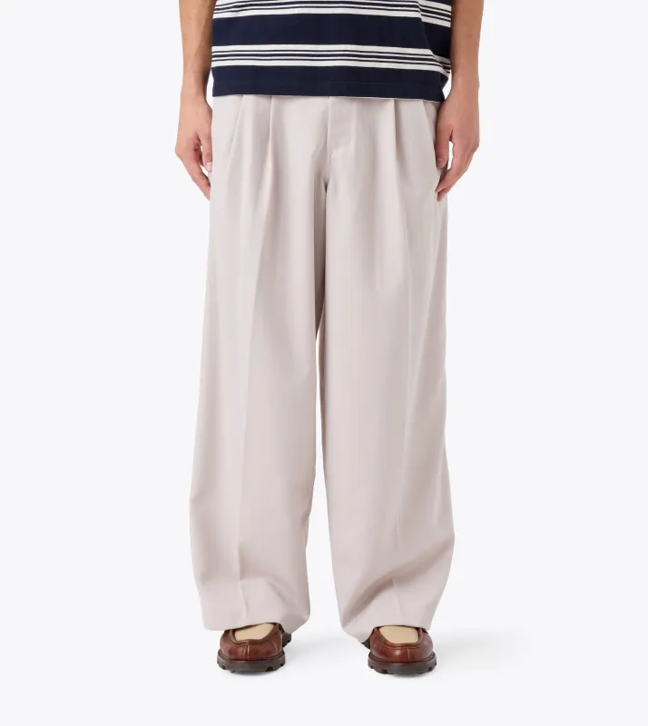 Twill Mega Pant Ecru made by Zanerobe