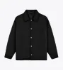 Hike Overshirt Black sold by Zanerobe