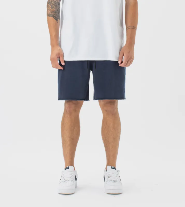 Jumpa Fleece Short GD Indigo sold by Zanerobe