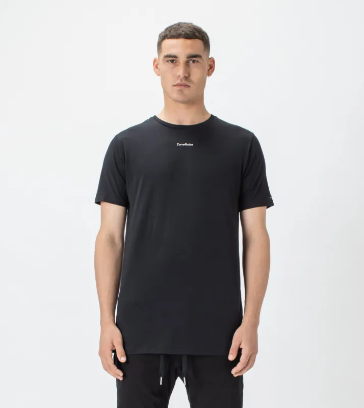 Label Flintlock Tee Black sold by Zanerobe