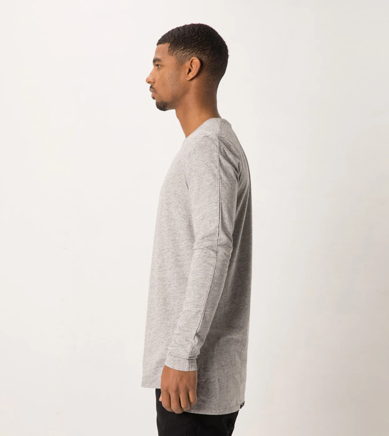 Flintlock LS Tee Grey Marle sold by Zanerobe product image thumbnail 4