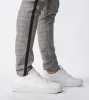Check Sideline Snapshot Chino Grey Check sold by Zanerobe