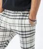 Check Snapshot Chino Milk/Vintage Black sold by Zanerobe