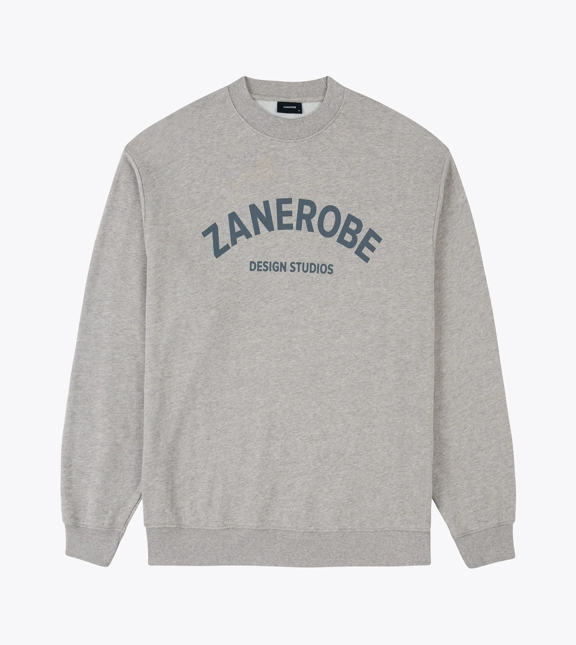 Studios Orgo Crew Sweat Gravel sold by Zanerobe product image thumbnail 3
