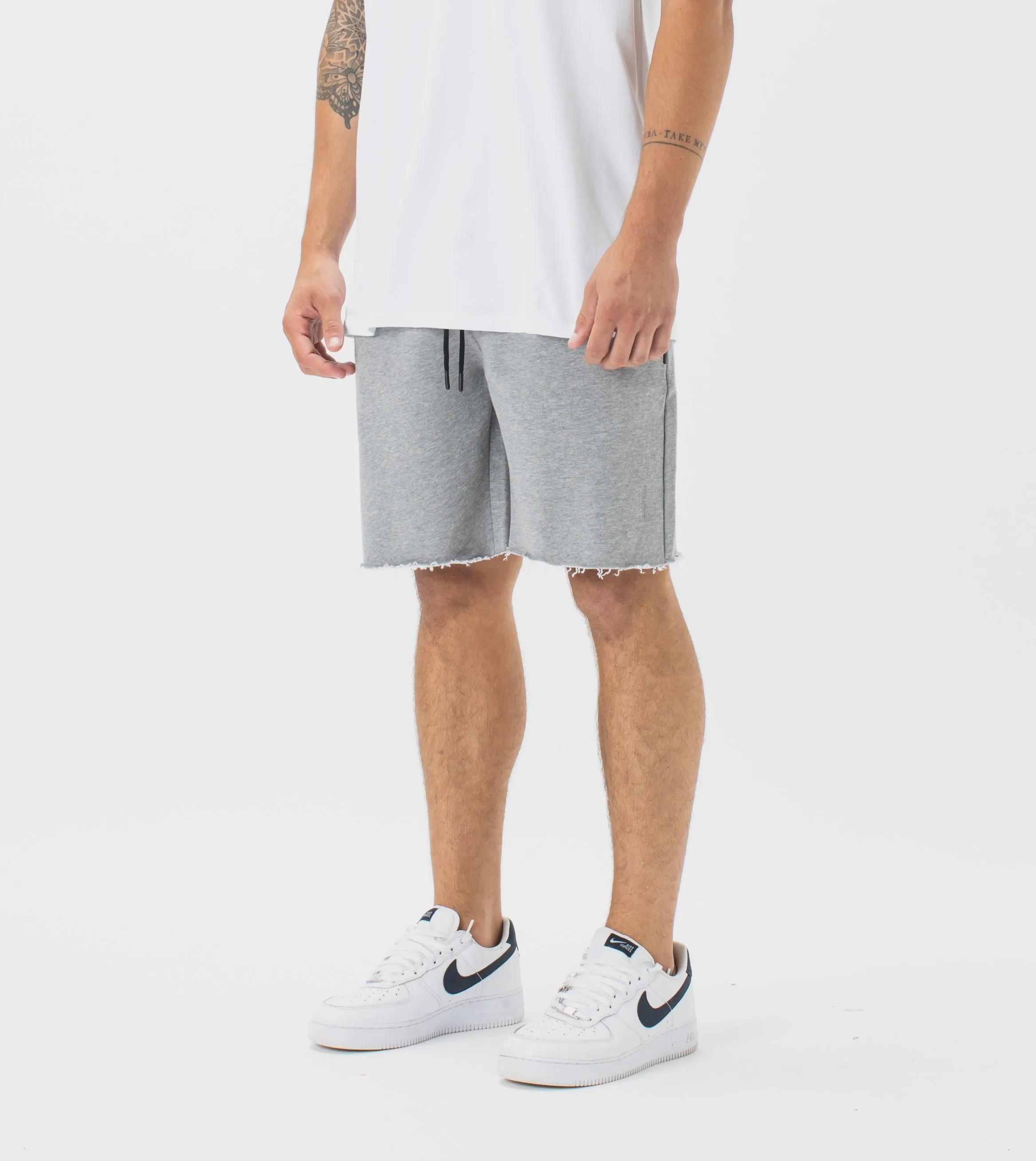 Jumpa Fleece Short Dk Grey Marle sold by Zanerobe product image thumbnail 2