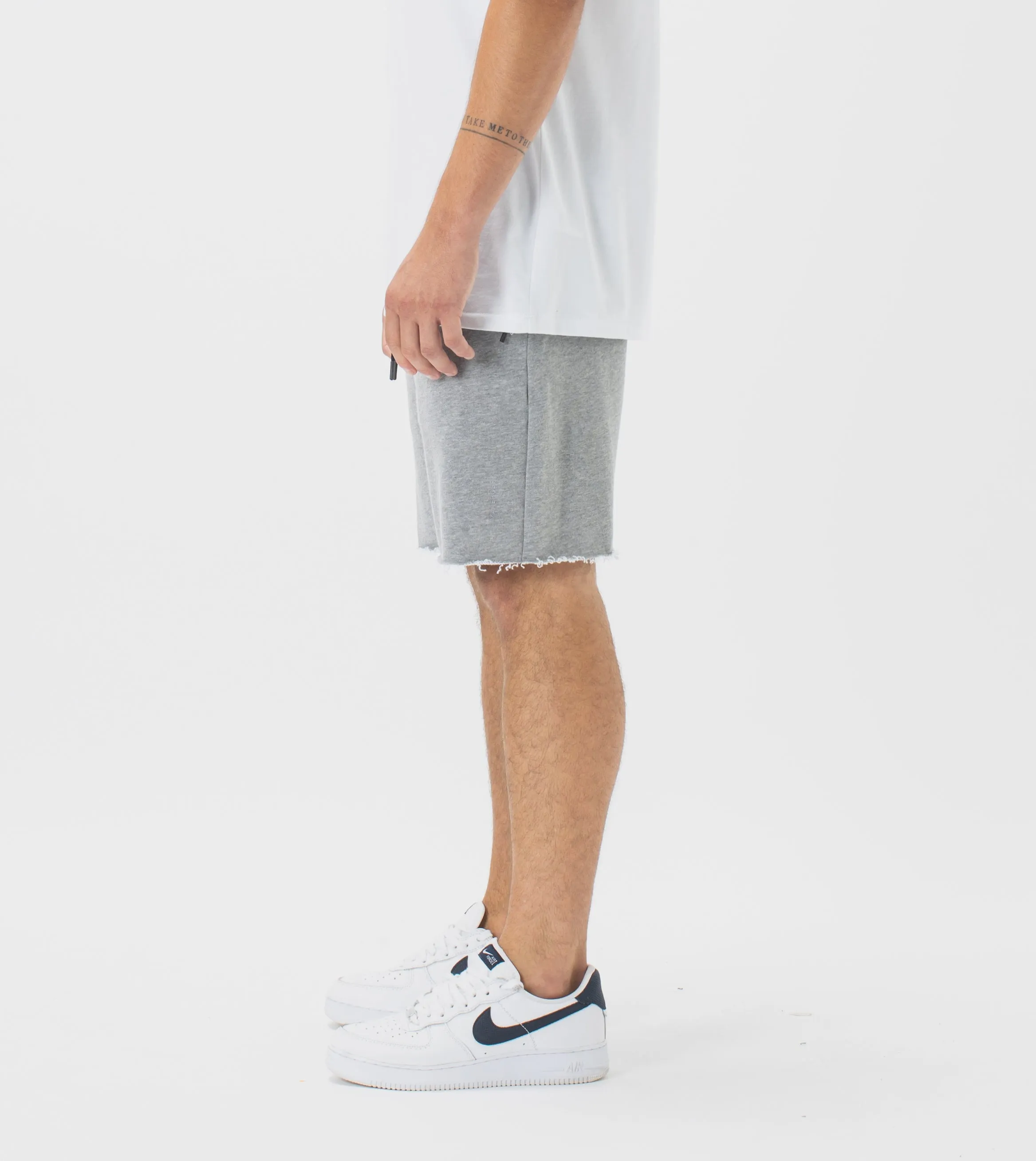 Jumpa Fleece Short Dk Grey Marle sold by Zanerobe product image thumbnail 5