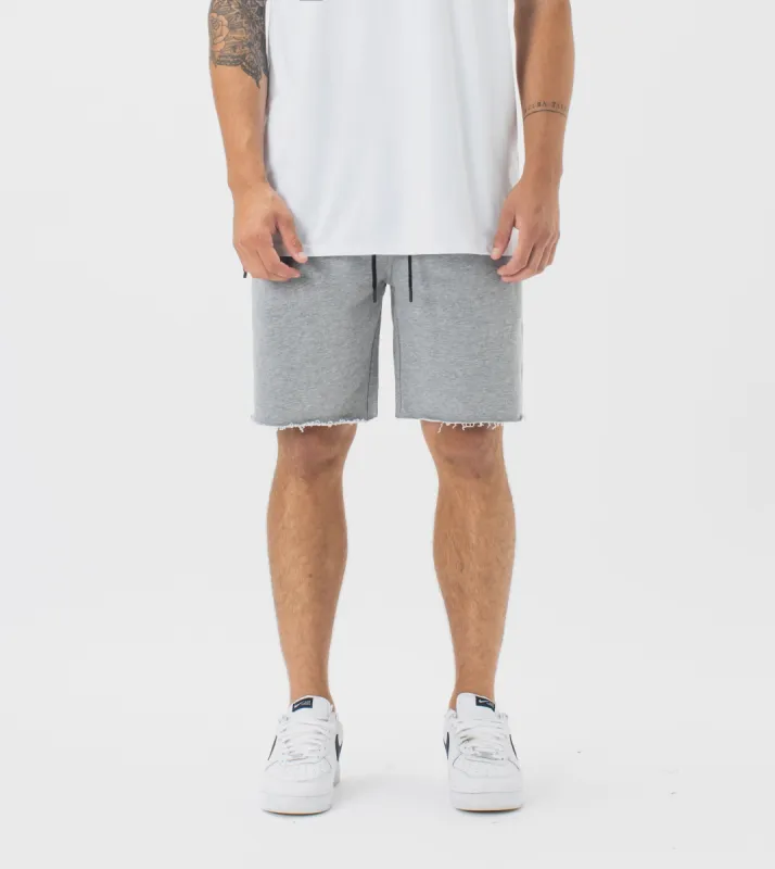 Jumpa Fleece Short Dk Grey Marle sold by Zanerobe