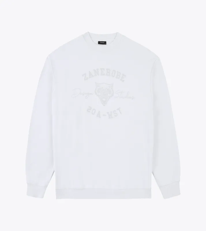 WST Orgo Crew Sweat Frost sold by Zanerobe