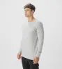 Flintlock LS Tee Silver Marle sold by Zanerobe