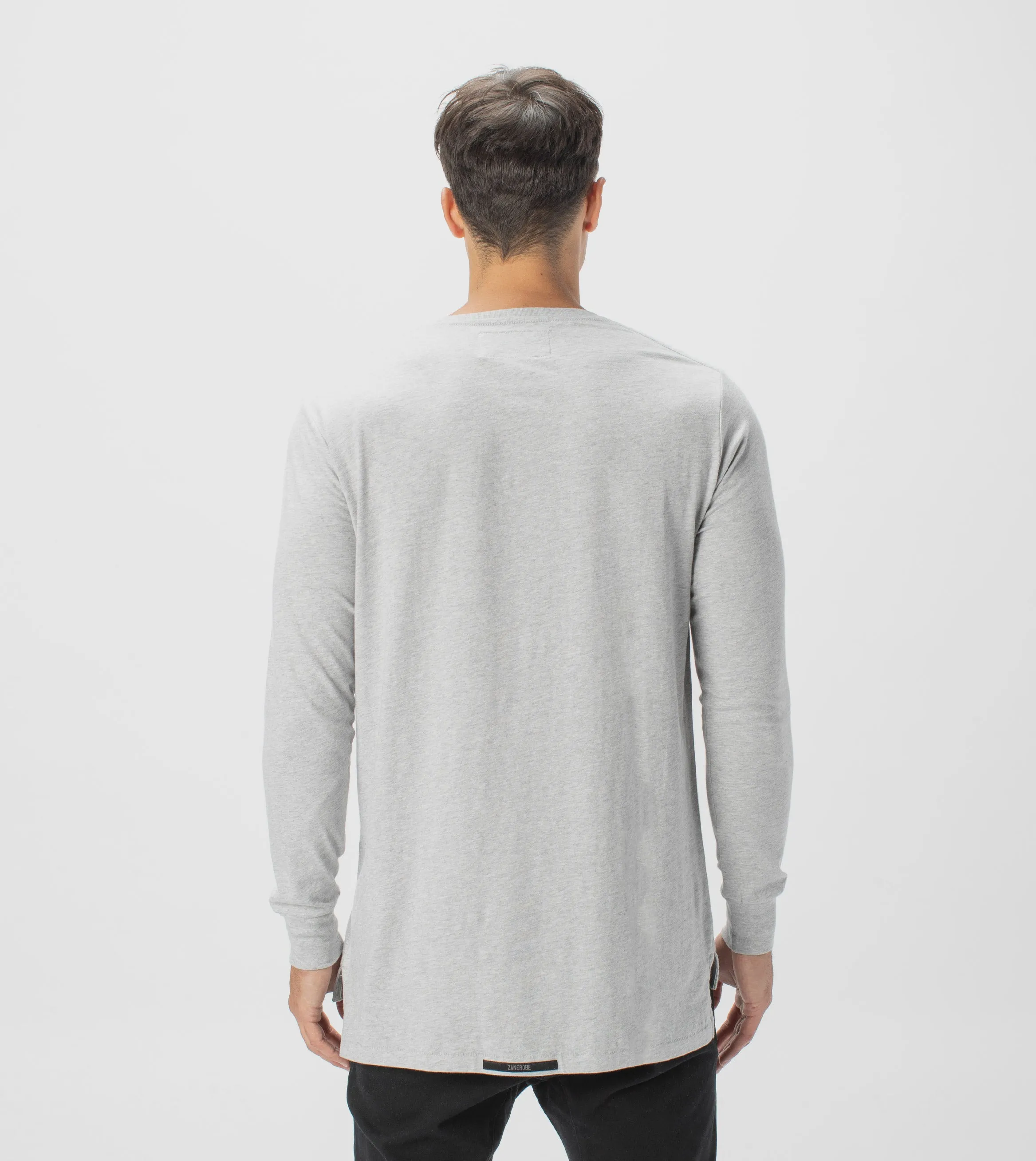 Flintlock LS Tee Silver Marle sold by Zanerobe product image thumbnail 5