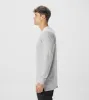 Flintlock LS Tee Silver Marle sold by Zanerobe