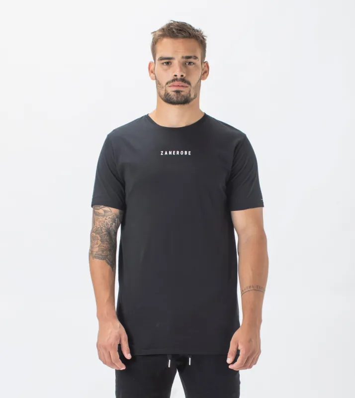 Logotype Flintlock Tee Black sold by Zanerobe