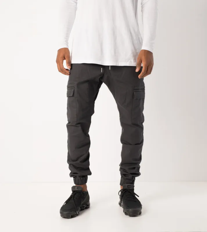 Sureshot Cargo Jogger Vintage Black - Sale sold by Zanerobe