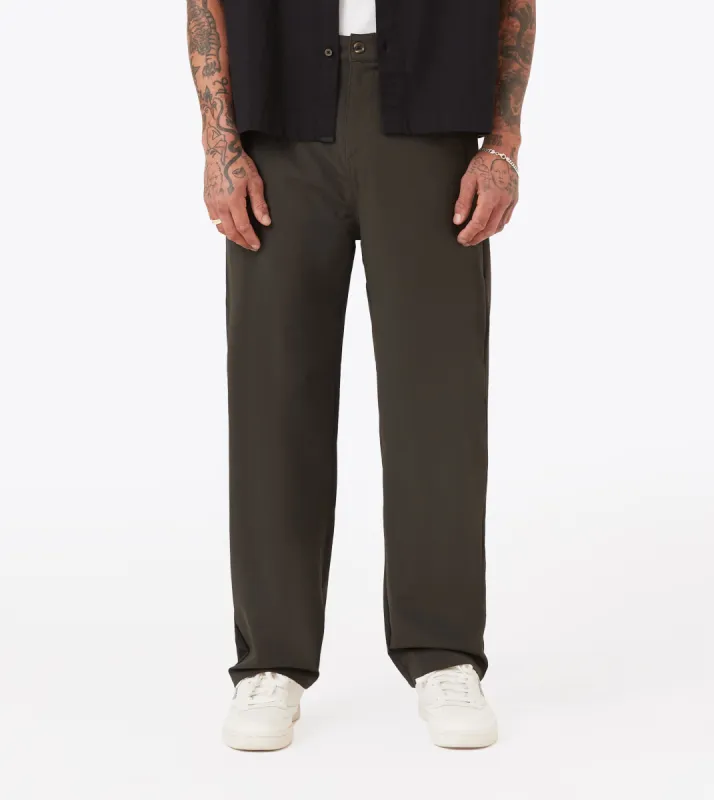 Tech Box Pant Army sold by Zanerobe