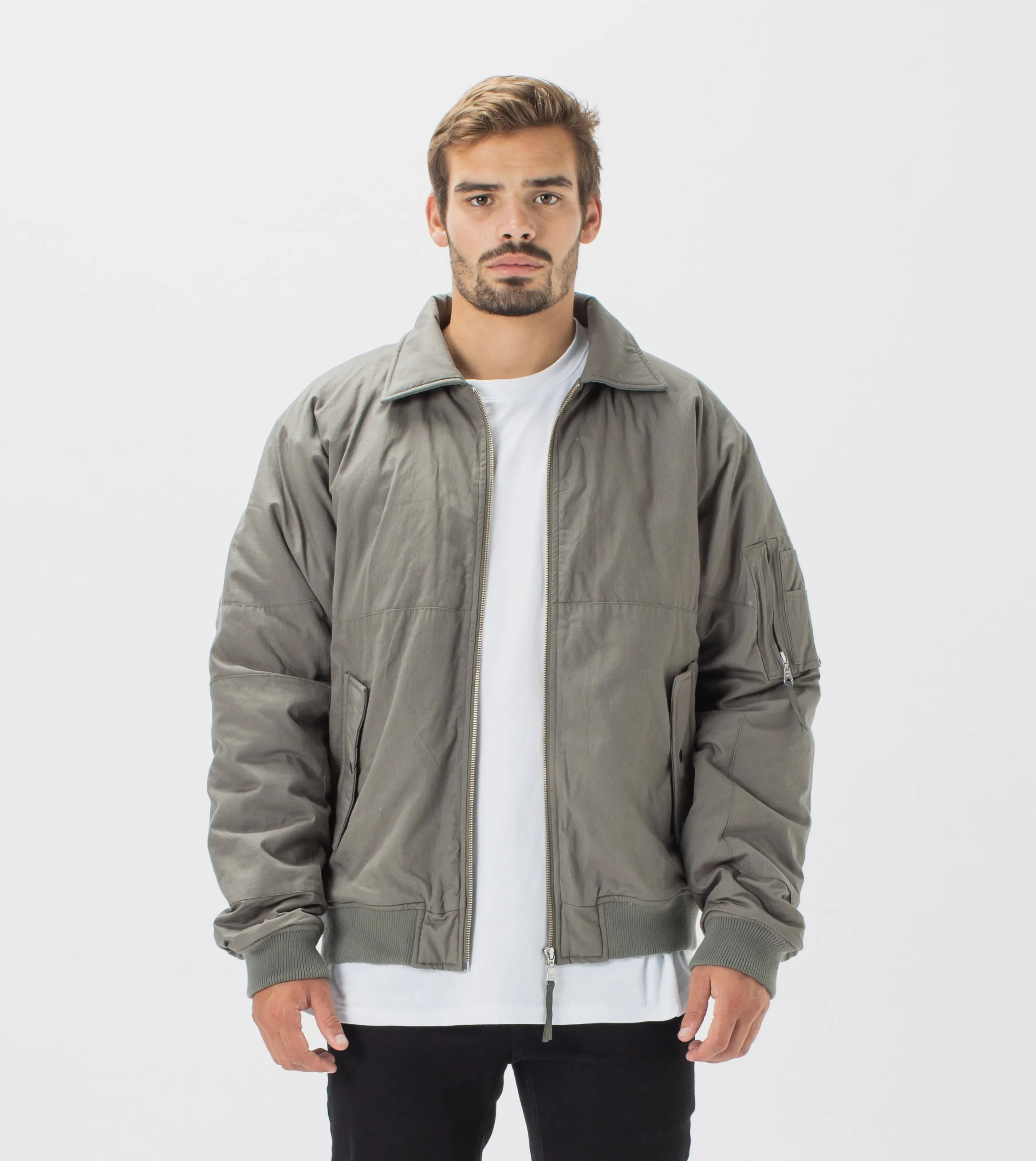 Militat Bomber Jacket Dk Moss sold by Zanerobe