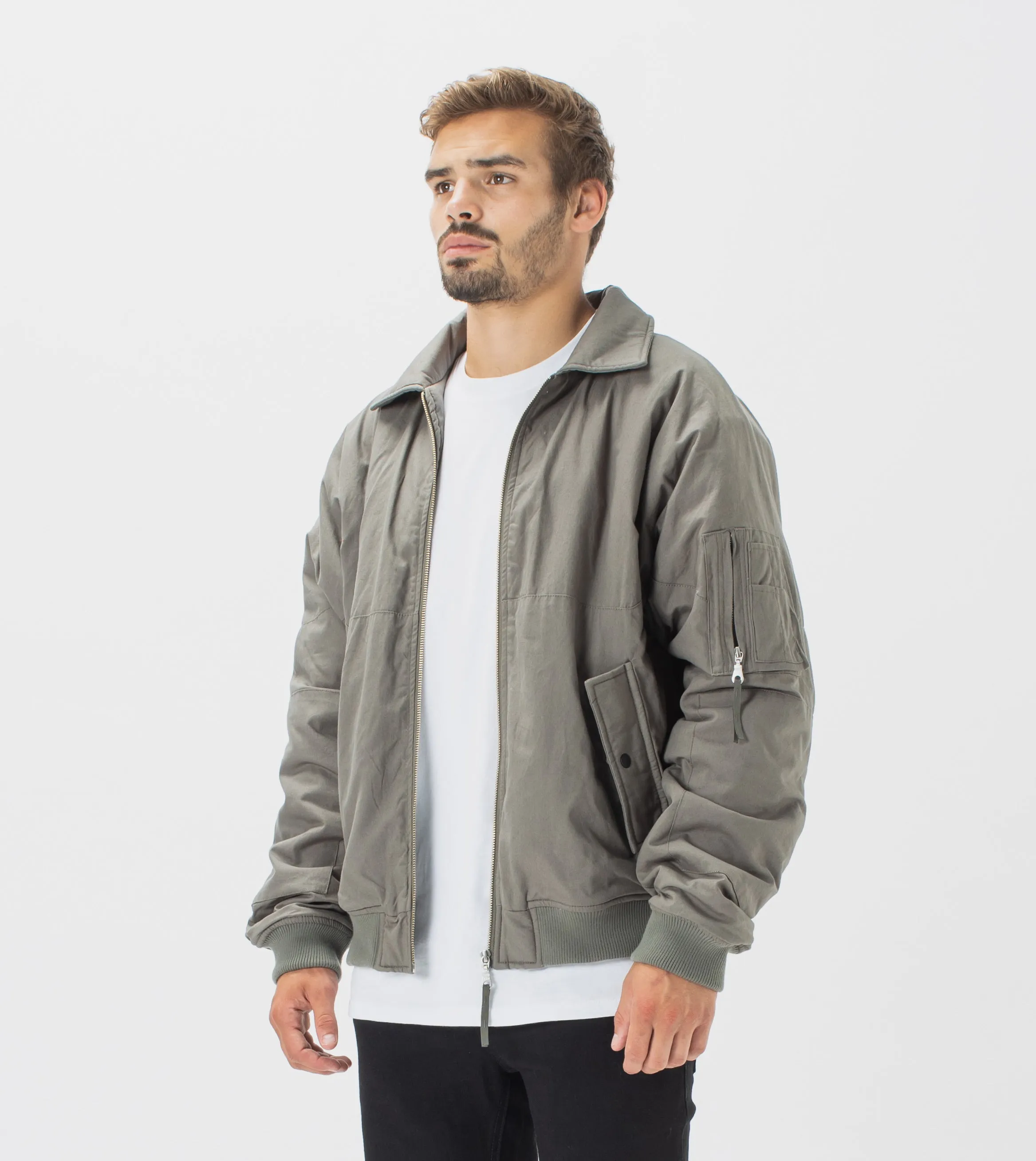 Militat Bomber Jacket Dk Moss sold by Zanerobe product image thumbnail 5
