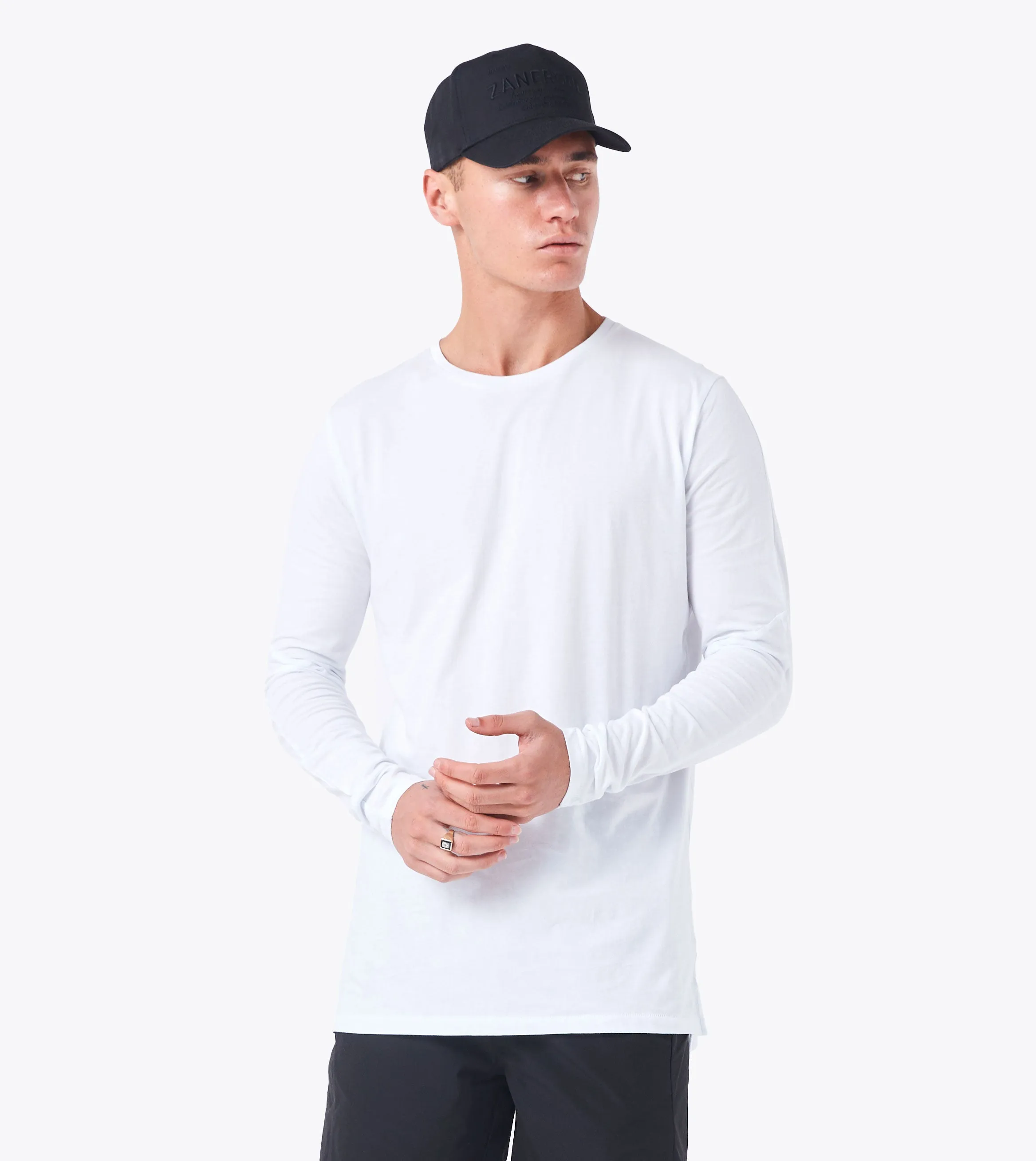 Flintlock LS Tee White sold by Zanerobe