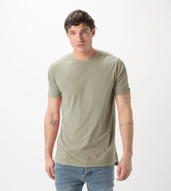 Flintlock Tee GD Moss sold by Zanerobe