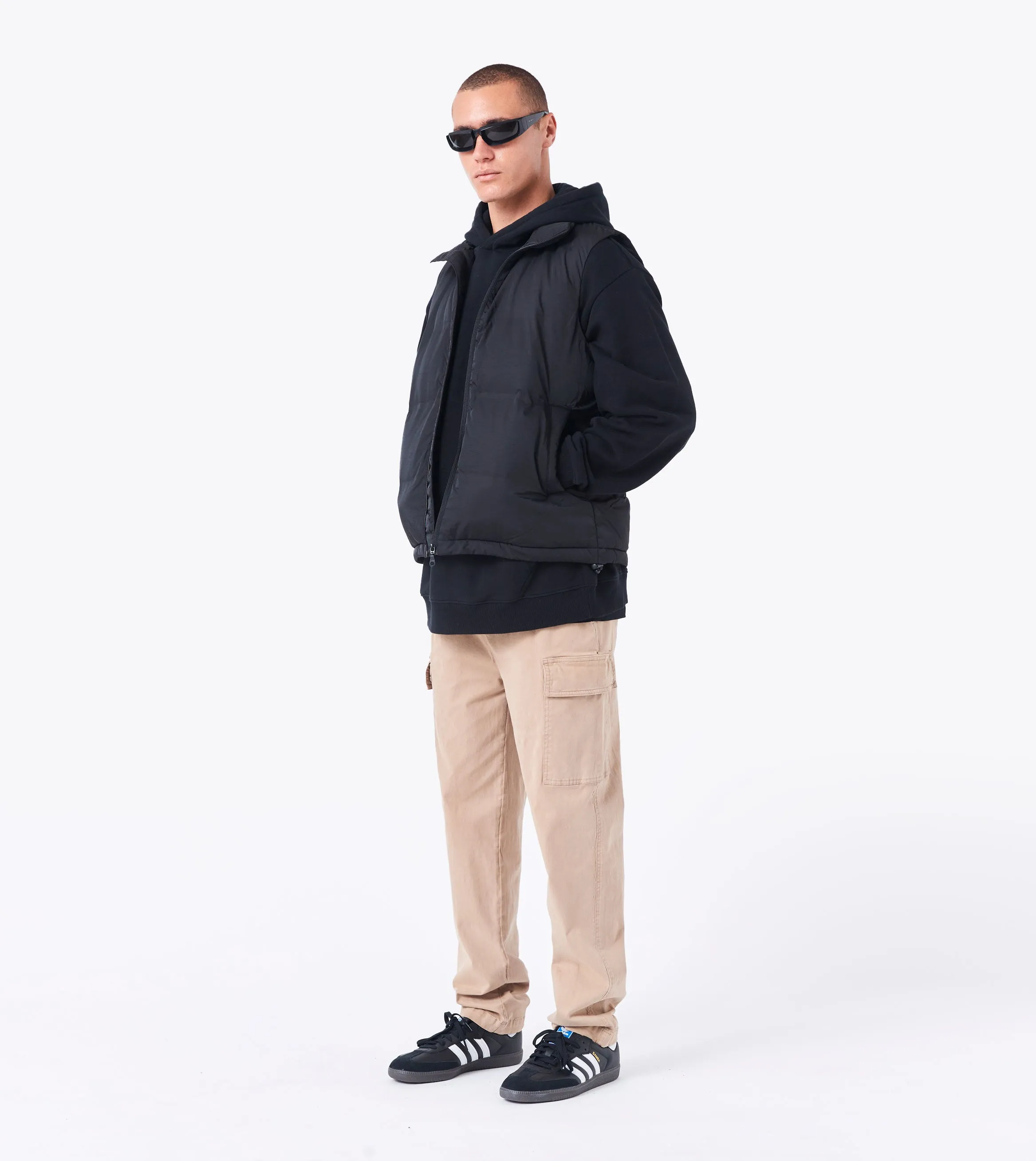 Powells Puffer Vest Black sold by Zanerobe product image thumbnail 2