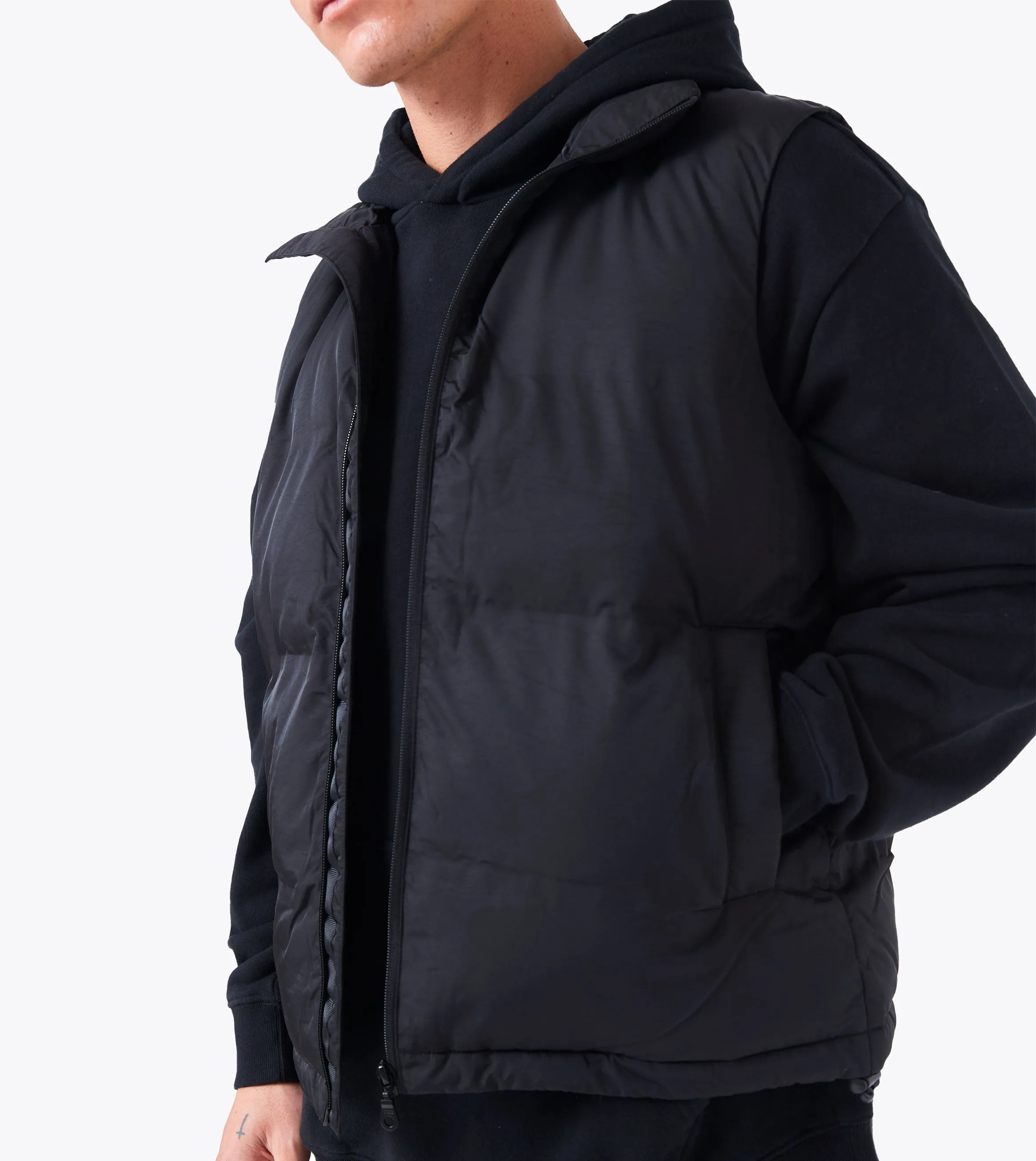 Powells Puffer Vest Black sold by Zanerobe product image thumbnail 4