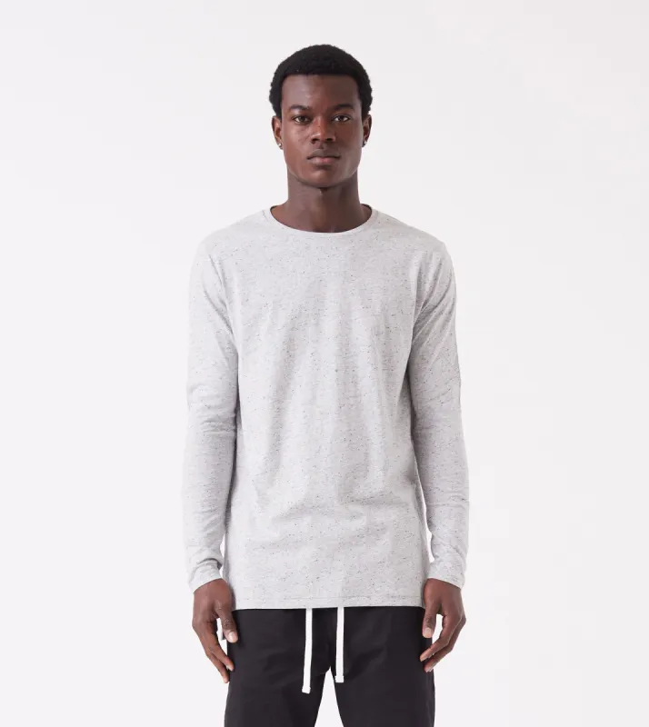 Flintlock LS Tee Space Grey Nep sold by Zanerobe