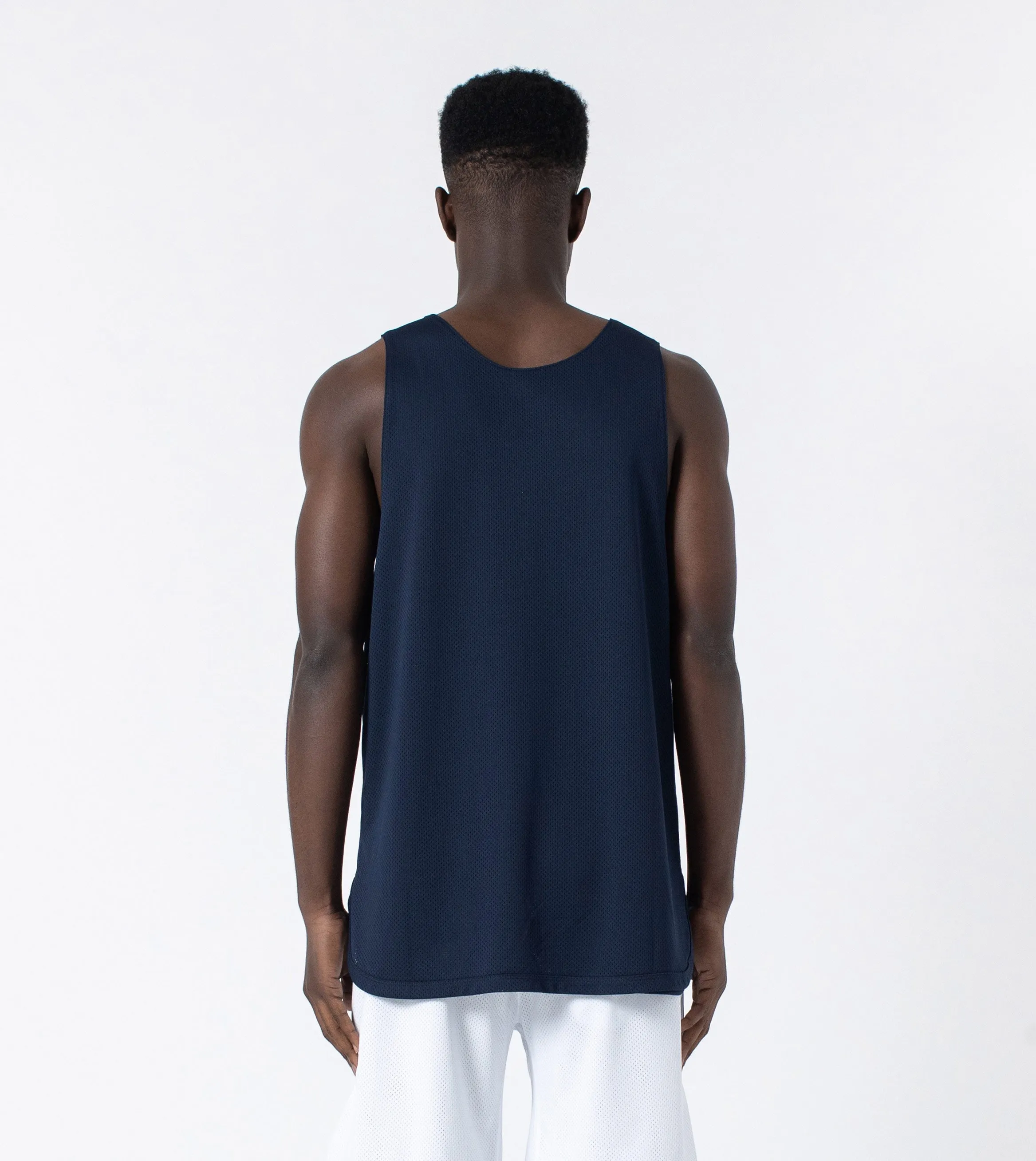 Mesh Rugger Tank Indigo sold by Zanerobe product image thumbnail 5