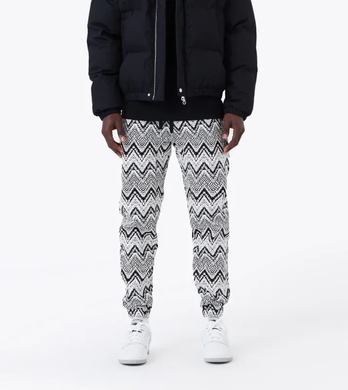 Sureshot ZZ Flight Jogger Black/White sold by Zanerobe