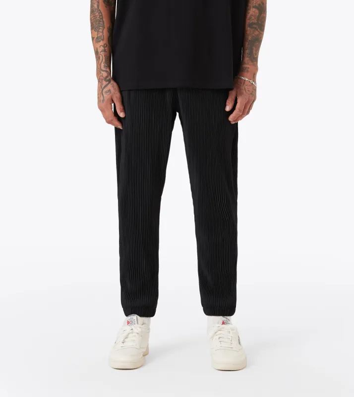 Sureshot Pleated Jogger Black sold by Zanerobe